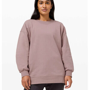 Lululemon Perfectly Oversized Crew Sweater Violet Verbena Size 6